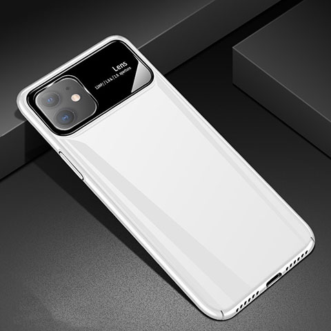 Funda Dura Plastico Rigida Carcasa Mate M02 para Apple iPhone 11 Blanco