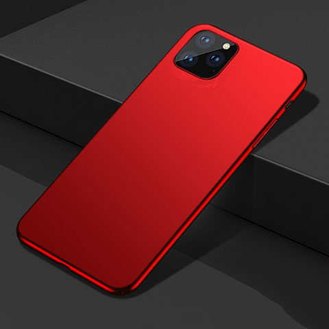 Funda Dura Plastico Rigida Carcasa Mate M02 para Apple iPhone 11 Pro Rojo