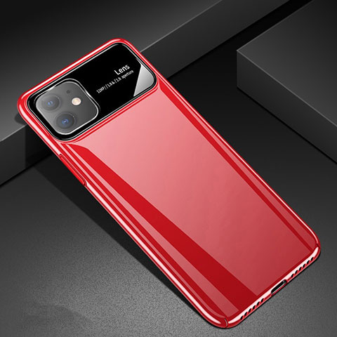 Funda Dura Plastico Rigida Carcasa Mate M02 para Apple iPhone 11 Rojo