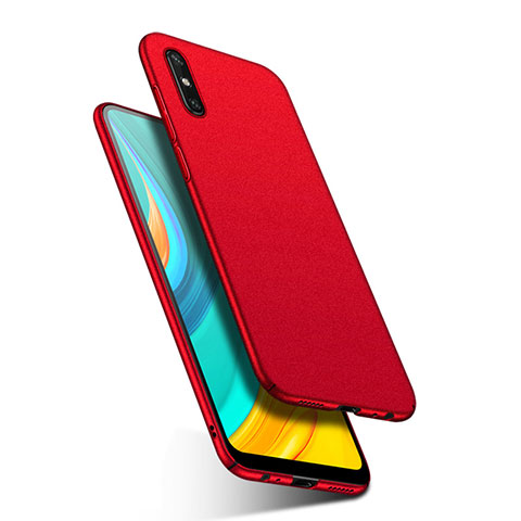 Funda Dura Plastico Rigida Carcasa Mate M02 para Huawei Enjoy 10e Rojo