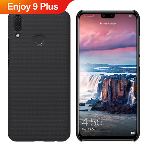 Funda Dura Plastico Rigida Carcasa Mate M02 para Huawei Enjoy 9 Plus Negro