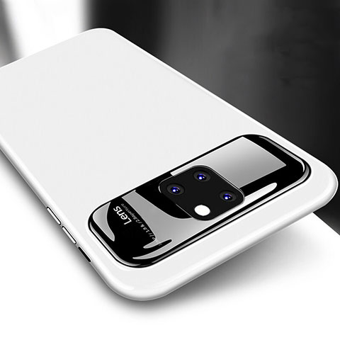 Funda Dura Plastico Rigida Carcasa Mate M02 para Huawei Mate 20 Pro Blanco