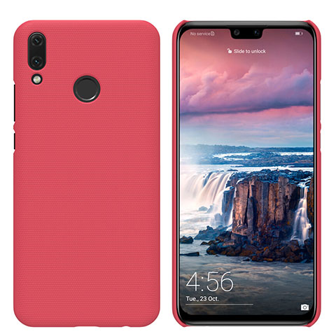 Funda Dura Plastico Rigida Carcasa Mate M02 para Huawei Y9 (2019) Rojo