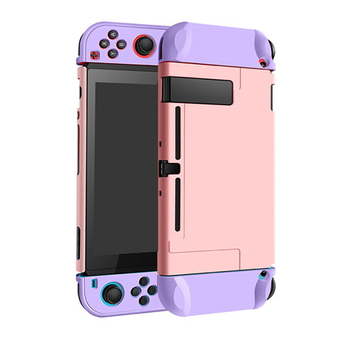 Funda Dura Plastico Rigida Carcasa Mate M02 para Nintendo Switch Rosa