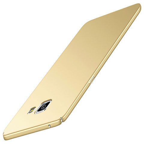 Funda Dura Plastico Rigida Carcasa Mate M02 para Samsung Galaxy A5 (2016) SM-A510F Oro