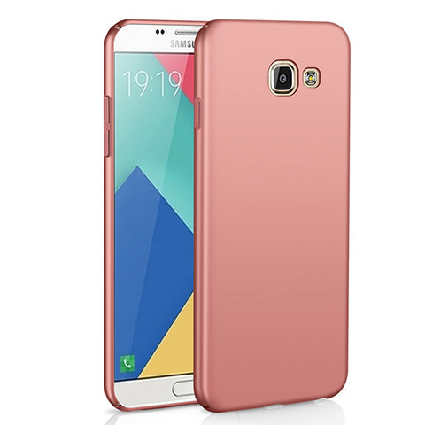 Funda Dura Plastico Rigida Carcasa Mate M02 para Samsung Galaxy A9 (2016) A9000 Oro Rosa