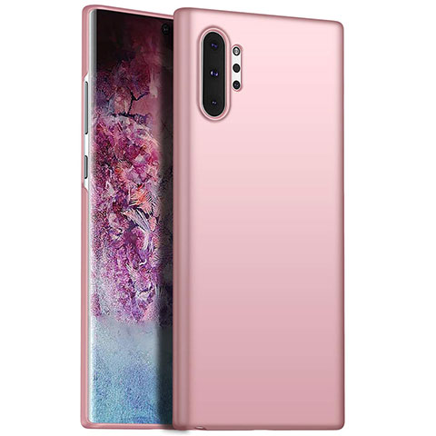 Funda Dura Plastico Rigida Carcasa Mate M02 para Samsung Galaxy Note 10 Plus 5G Oro Rosa