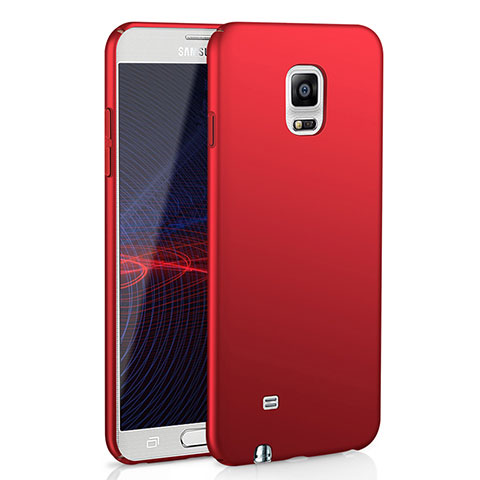 Funda Dura Plastico Rigida Carcasa Mate M02 para Samsung Galaxy Note 4 Duos N9100 Dual SIM Rojo