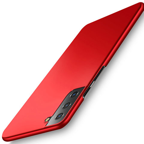 Funda Dura Plastico Rigida Carcasa Mate M02 para Samsung Galaxy S21 Plus 5G Rojo