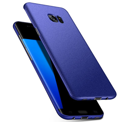 Funda Dura Plastico Rigida Carcasa Mate M02 para Samsung Galaxy S7 Edge G935F Azul