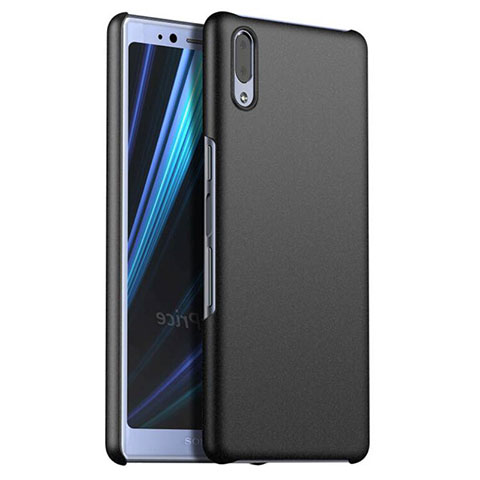 Funda Dura Plastico Rigida Carcasa Mate M02 para Sony Xperia L3 Negro