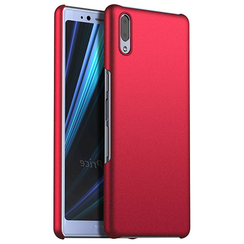 Funda Dura Plastico Rigida Carcasa Mate M02 para Sony Xperia L3 Rojo