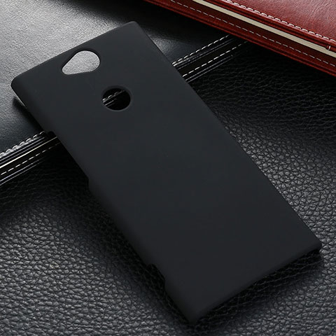 Funda Dura Plastico Rigida Carcasa Mate M02 para Sony Xperia XA2 Plus Negro