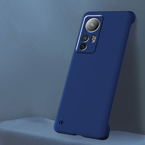 Funda Dura Plastico Rigida Carcasa Mate M02 para Xiaomi Mi 12 Pro 5G Azul