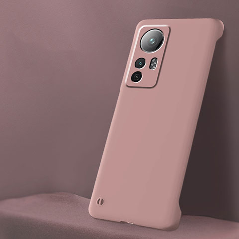Funda Dura Plastico Rigida Carcasa Mate M02 para Xiaomi Mi 12X 5G Rosa