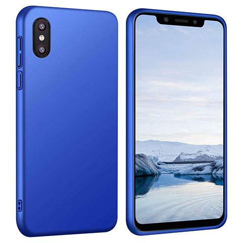 Funda Dura Plastico Rigida Carcasa Mate M03 para Xiaomi Mi 8 Pro Global Version Azul