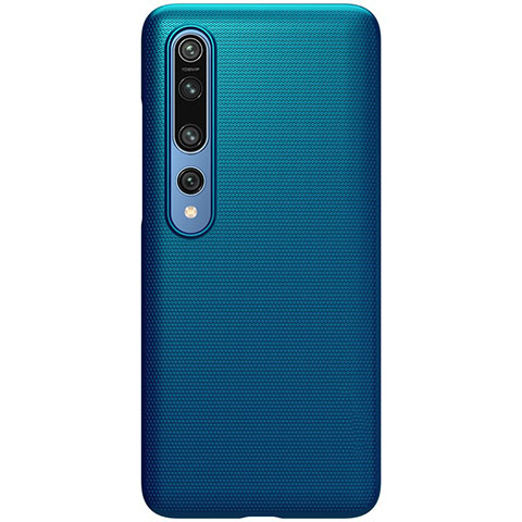 Funda Dura Plastico Rigida Carcasa Mate M04 para Xiaomi Mi 10 Azul