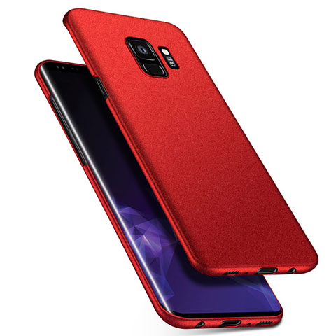 Funda Dura Plastico Rigida Carcasa Mate M08 para Samsung Galaxy S9 Rojo