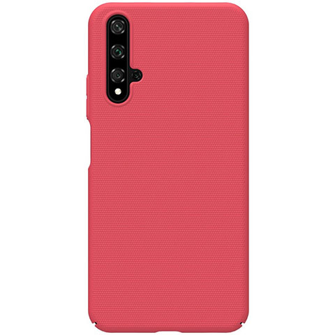 Funda Dura Plastico Rigida Carcasa Mate P01 para Huawei Honor 20 Rojo