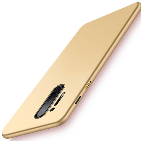 Funda Dura Plastico Rigida Carcasa Mate P01 para OnePlus 8 Pro Oro