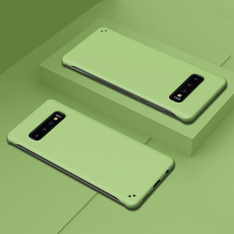 Funda Dura Plastico Rigida Carcasa Mate P01 para Samsung Galaxy S10 5G Verde
