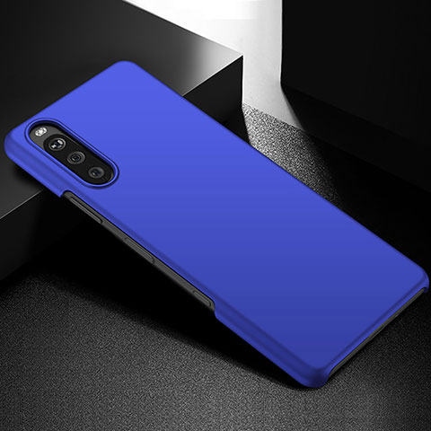 Funda Dura Plastico Rigida Carcasa Mate P01 para Sony Xperia 10 III Azul