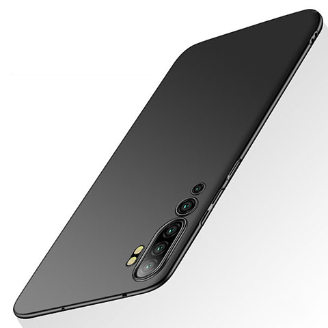 Funda Dura Plastico Rigida Carcasa Mate P01 para Xiaomi Mi Note 10 Pro Negro
