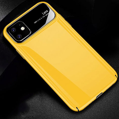 Funda Dura Plastico Rigida Carcasa Mate P02 para Apple iPhone 11 Amarillo