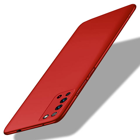 Funda Dura Plastico Rigida Carcasa Mate P02 para Huawei Honor X10 5G Rojo