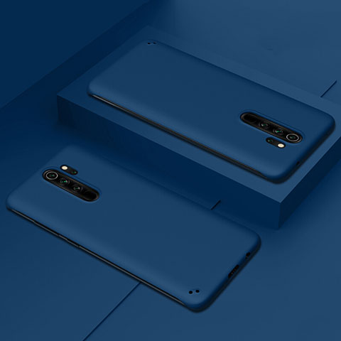 Funda Dura Plastico Rigida Carcasa Mate P02 para Xiaomi Redmi Note 8 Pro Azul