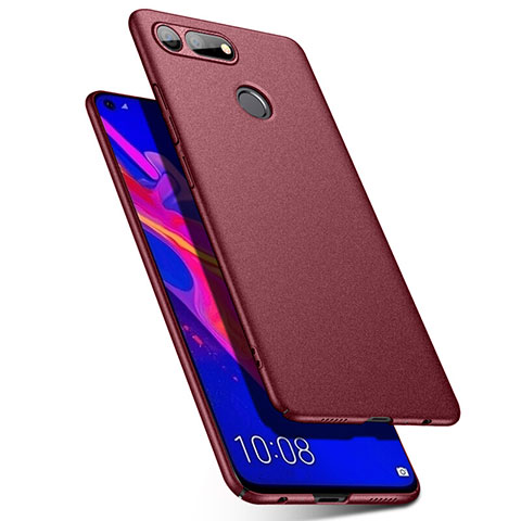 Funda Dura Plastico Rigida Carcasa Mate P03 para Huawei Honor V20 Rojo Rosa