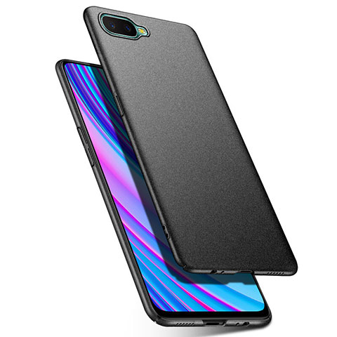 Funda Dura Plastico Rigida Carcasa Mate P03 para Oppo K1 Negro