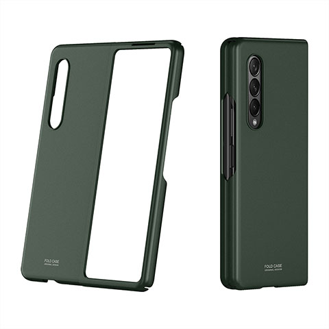 Funda Dura Plastico Rigida Carcasa Mate P03 para Samsung Galaxy Z Fold3 5G Verde