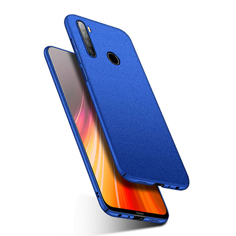 Funda Dura Plastico Rigida Carcasa Mate P03 para Xiaomi Redmi Note 8 Azul