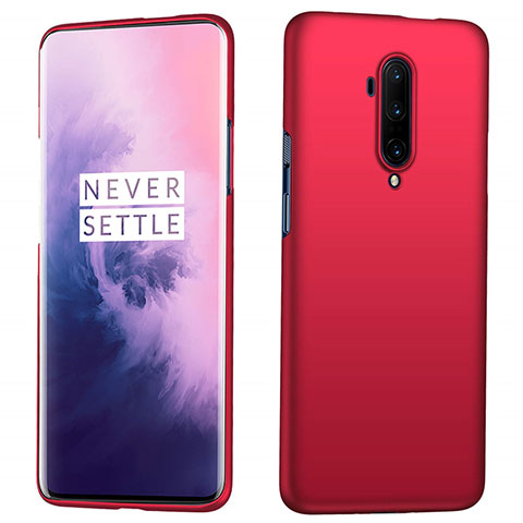 Funda Dura Plastico Rigida Carcasa Mate P04 para OnePlus 7T Pro Rojo