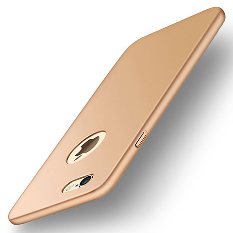 Funda Dura Plastico Rigida Carcasa Mate P09 para Apple iPhone 6S Oro