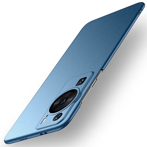 Funda Dura Plastico Rigida Carcasa Mate para Huawei P60 Pro Azul