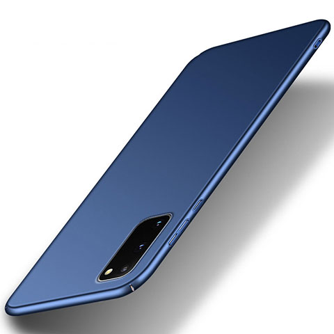 Funda Dura Plastico Rigida Carcasa Mate para Samsung Galaxy S20 5G Azul