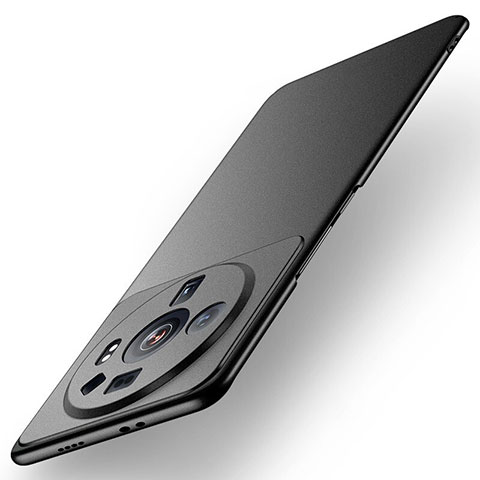 Funda Dura Plastico Rigida Carcasa Mate para Xiaomi Mi 12S Ultra 5G Negro