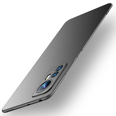 Funda Dura Plastico Rigida Carcasa Mate para Xiaomi Mi 12X 5G Negro