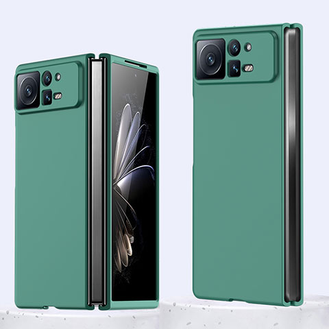 Funda Dura Plastico Rigida Carcasa Mate para Xiaomi Mix Fold 2 5G Verde