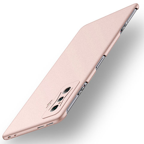 Funda Dura Plastico Rigida Carcasa Mate para Xiaomi Poco F4 GT 5G Oro Rosa