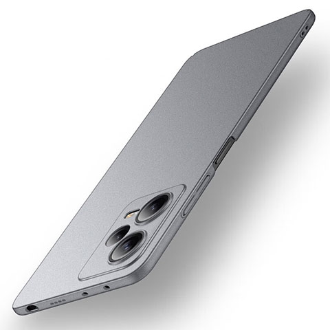Funda Dura Plastico Rigida Carcasa Mate para Xiaomi Redmi Note 12 Pro+ Plus 5G Gris