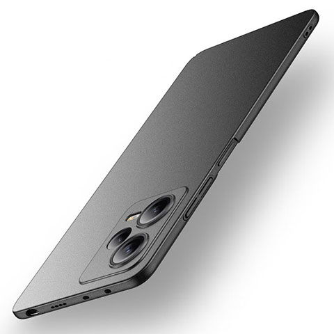 Funda Dura Plastico Rigida Carcasa Mate para Xiaomi Redmi Note 12 Pro+ Plus 5G Negro