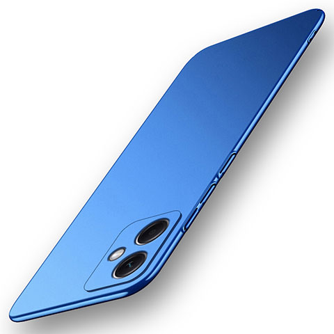 Funda Dura Plastico Rigida Carcasa Mate para Xiaomi Redmi Note 12R Pro 5G Azul