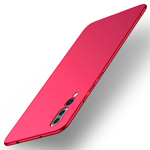 Funda Dura Plastico Rigida Carcasa Mate R01 para Huawei P20 Pro Rojo
