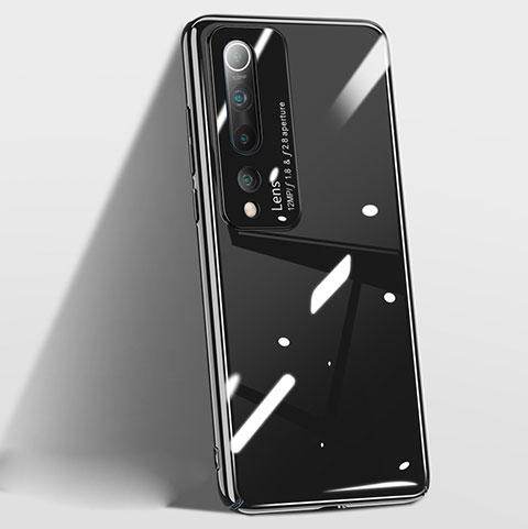 Funda Dura Plastico Rigida Carcasa Mate T01 para Xiaomi Mi 10 Pro Negro