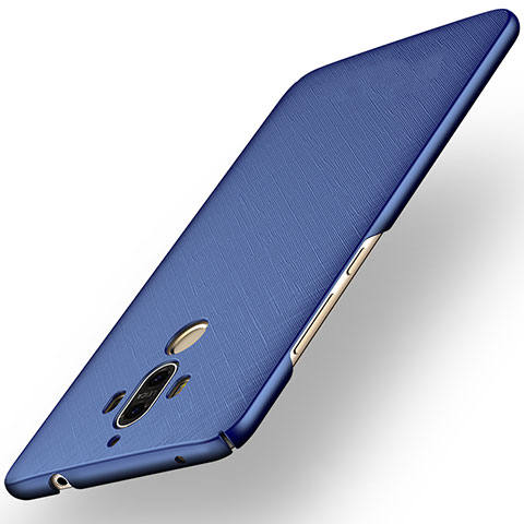 Funda Dura Plastico Rigida Carcasa Mate Twill para Huawei Mate 9 Azul