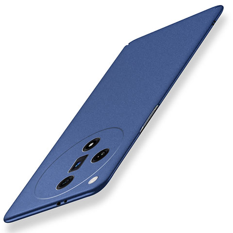 Funda Dura Plastico Rigida Carcasa Mate YK1 para Oppo Find X7 Ultra 5G Azul