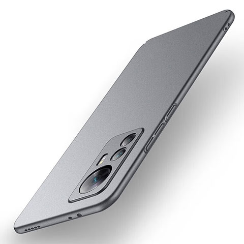 Funda Dura Plastico Rigida Carcasa Mate YK1 para Xiaomi Mi 12T 5G Gris